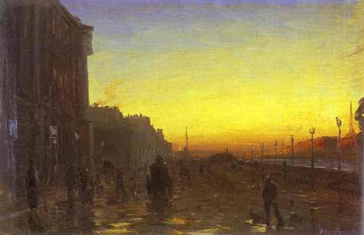 Dawn in St. Petersburg, Fedor Vasilyev